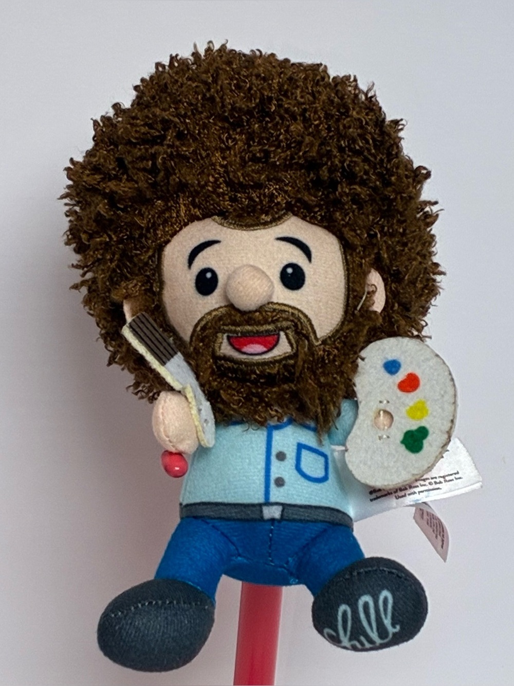 Bob Ross Fiesta Character Plush Stuffed Figure Doll Painting